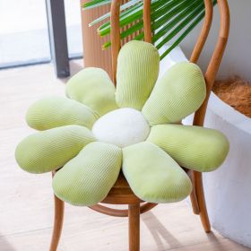 Bed and Breakfast Cushion Small Daisy Petal Cushion (Option: Green Little Zou Ju-40cm)